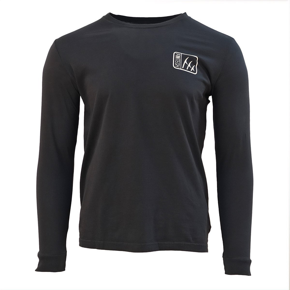 Fintech Spine Long Sleeve Graphic T-Shirt - Anthracite - Forza Sports