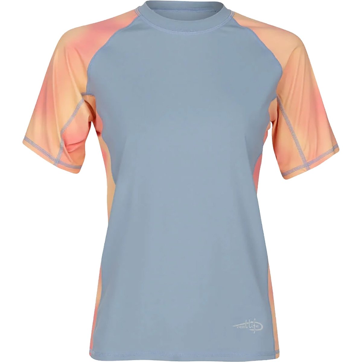 Reel Life Women's Alaria Cloud Dye UV T-Shirt - Dusty Blue - Forza Sports