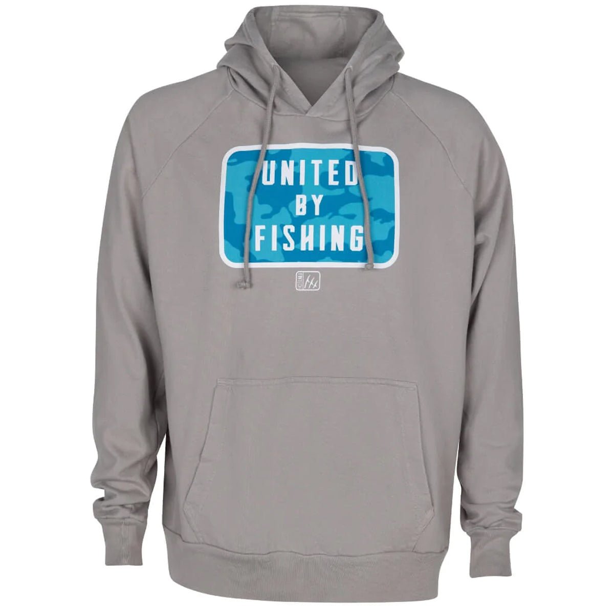 Fintech United By Fishing Point Breeze Fleece Pullover Hoodie - Alloy - Forza Sports