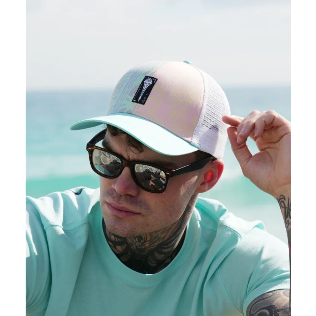 Mad Pelican Crazy Squares Knucklehead Snapback Hat - Multi - Forza Sports