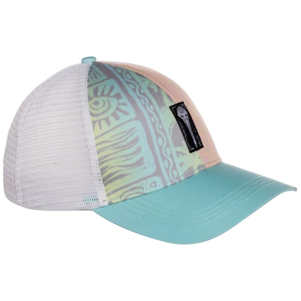 Mad Pelican Crazy Squares Knucklehead Snapback Hat - Multi - Forza Sports