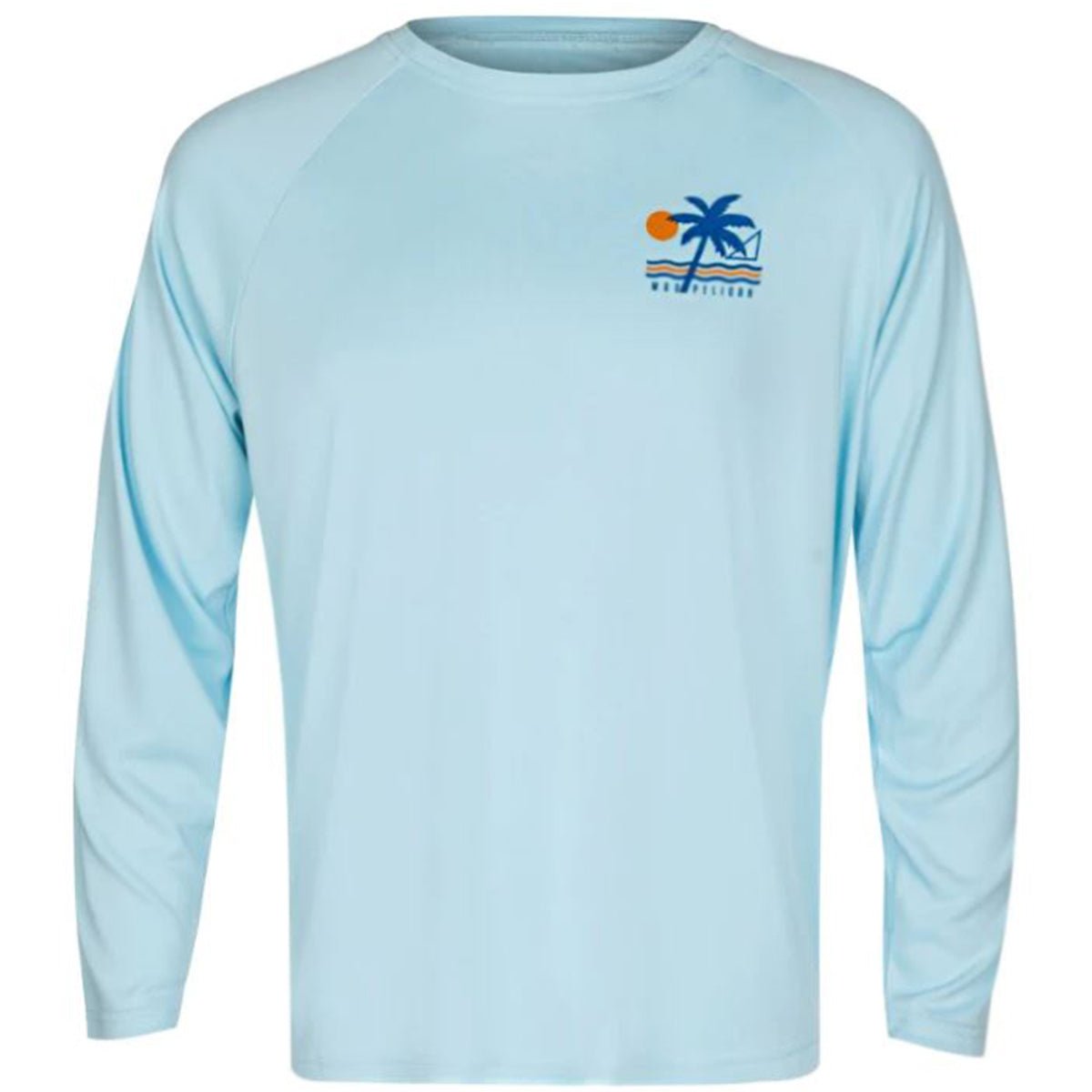 Mad Pelican Beach Life Sun Kicker Raglan UV Long Sleeve T-Shirt - Crystal Blue - Forza Sports