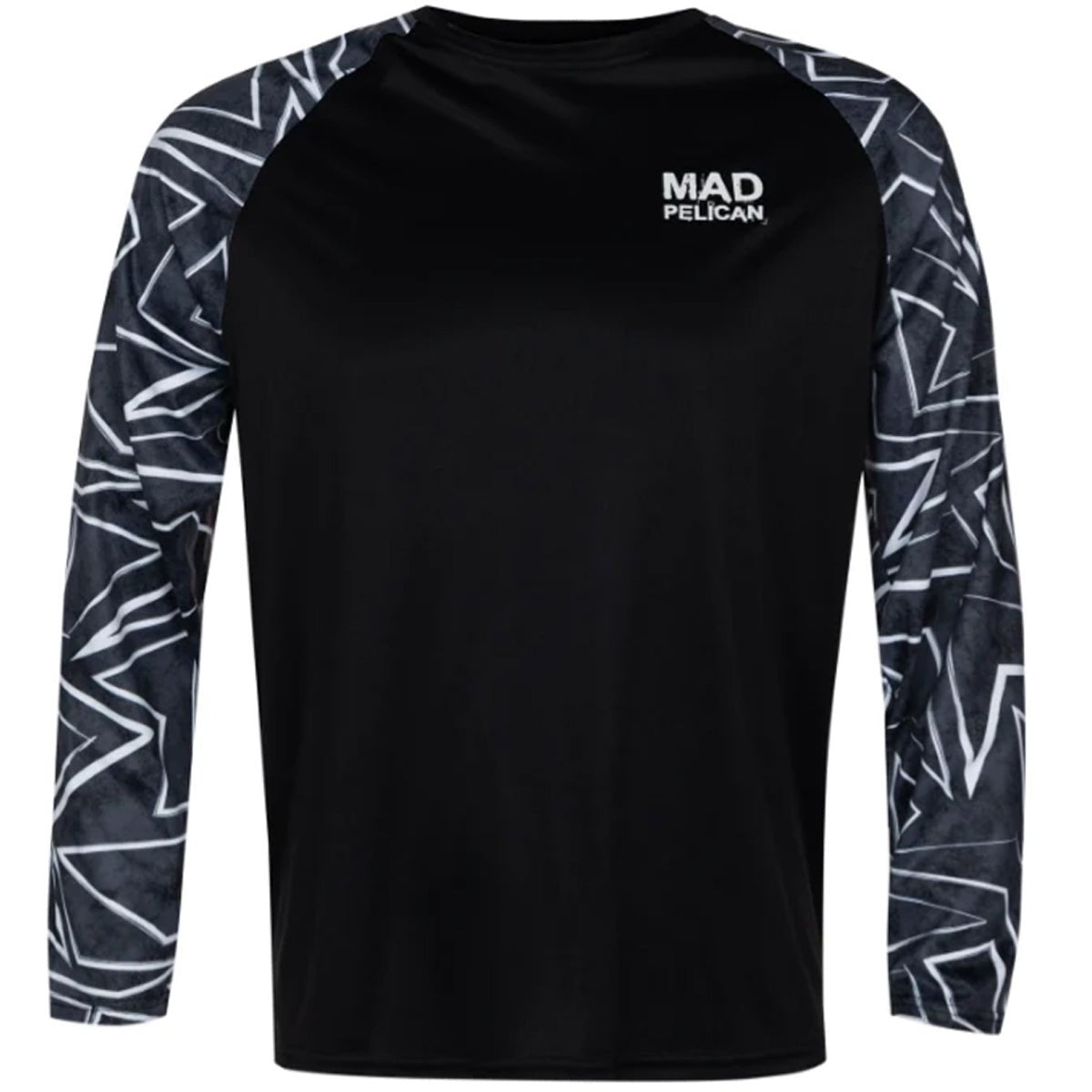 Mad Pelican Circle On Edges Sun Kicker Raglan UV Long Sleeve T-Shirt - Anthracite - Forza Sports