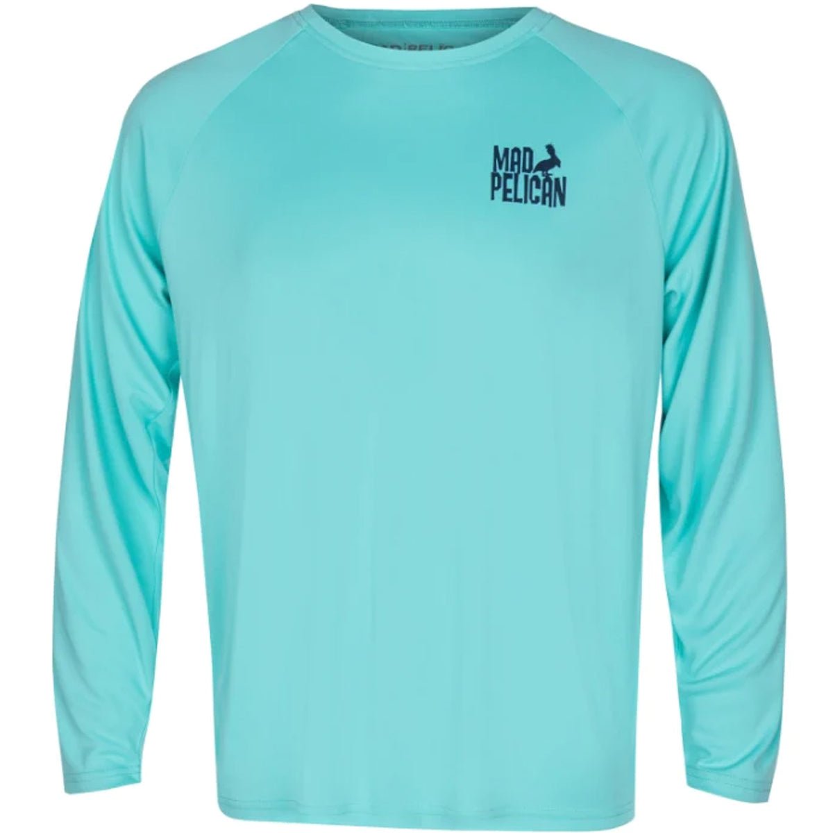 Mad Pelican Drunken Squidy Sun Kicker Raglan UV Long Sleeve T-Shirt - Aruba Blue - Forza Sports