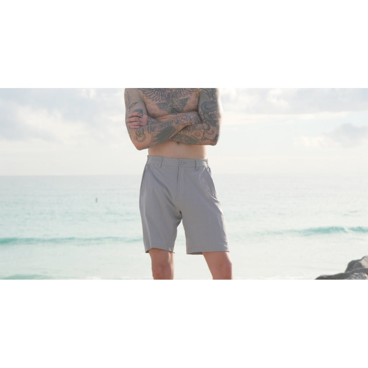 Mad Pelican For Ur Eyes Only Donnie's Walking Shorts - Alloy - Forza Sports