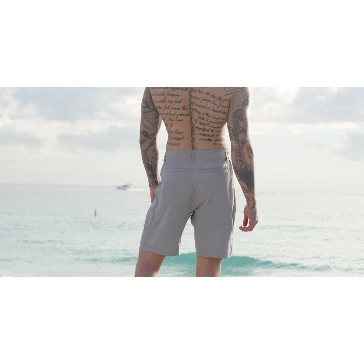 Mad Pelican For Ur Eyes Only Donnie's Walking Shorts - Alloy - Forza Sports
