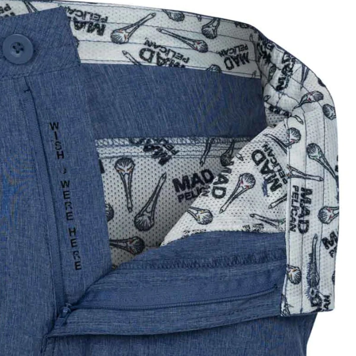 Mad Pelican Wish U Were Here Donnie's Walking Shorts - Blue - Forza Sports