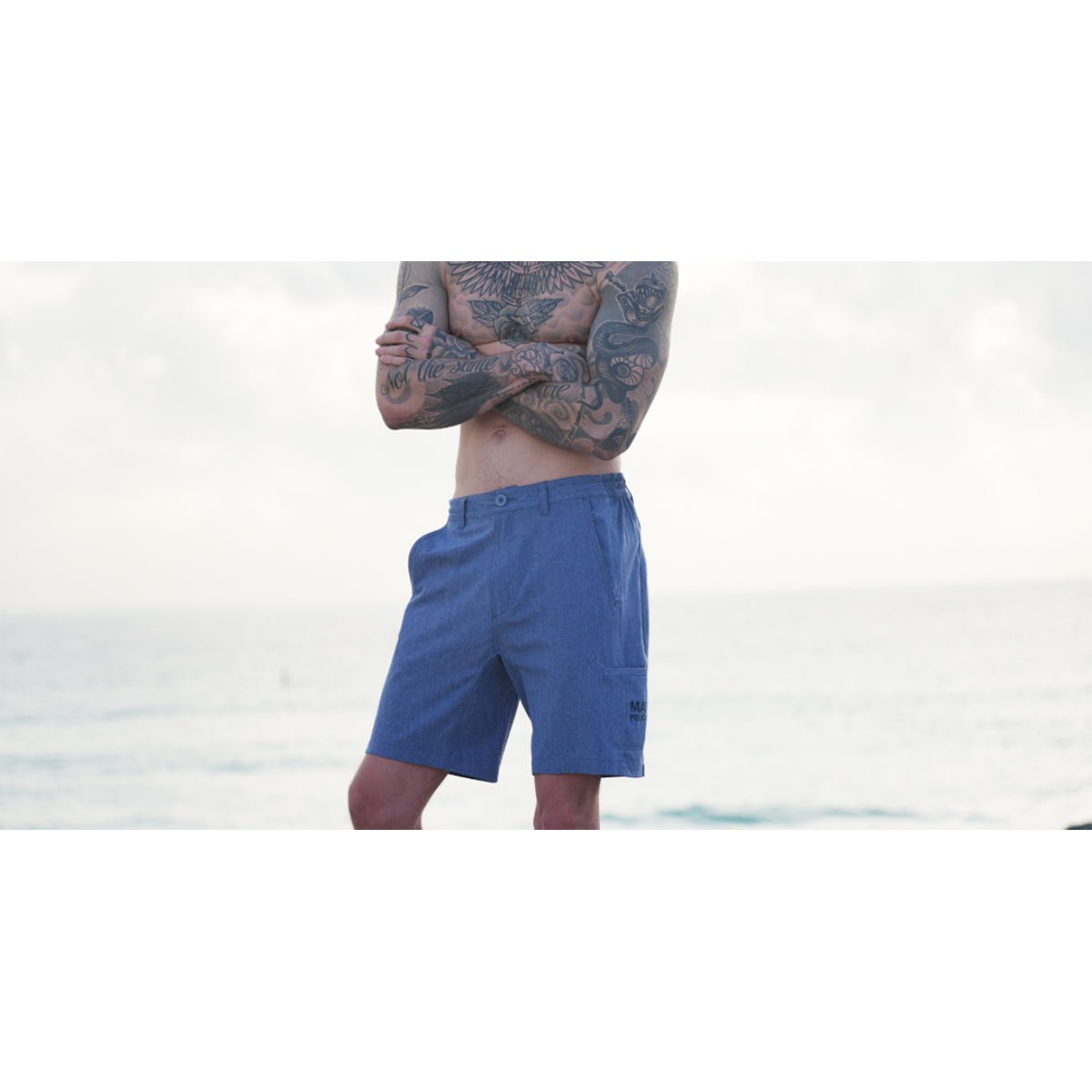 Mad Pelican Wish U Were Here Donnie's Walking Shorts - Blue - Forza Sports