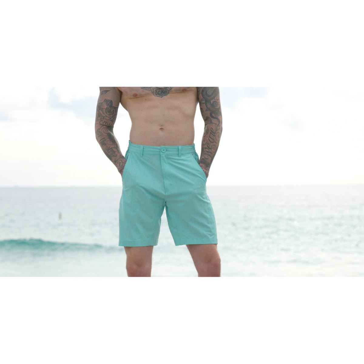 Mad Pelican You Wish Donnie's Walking Shorts - Aruba Blue - Forza Sports