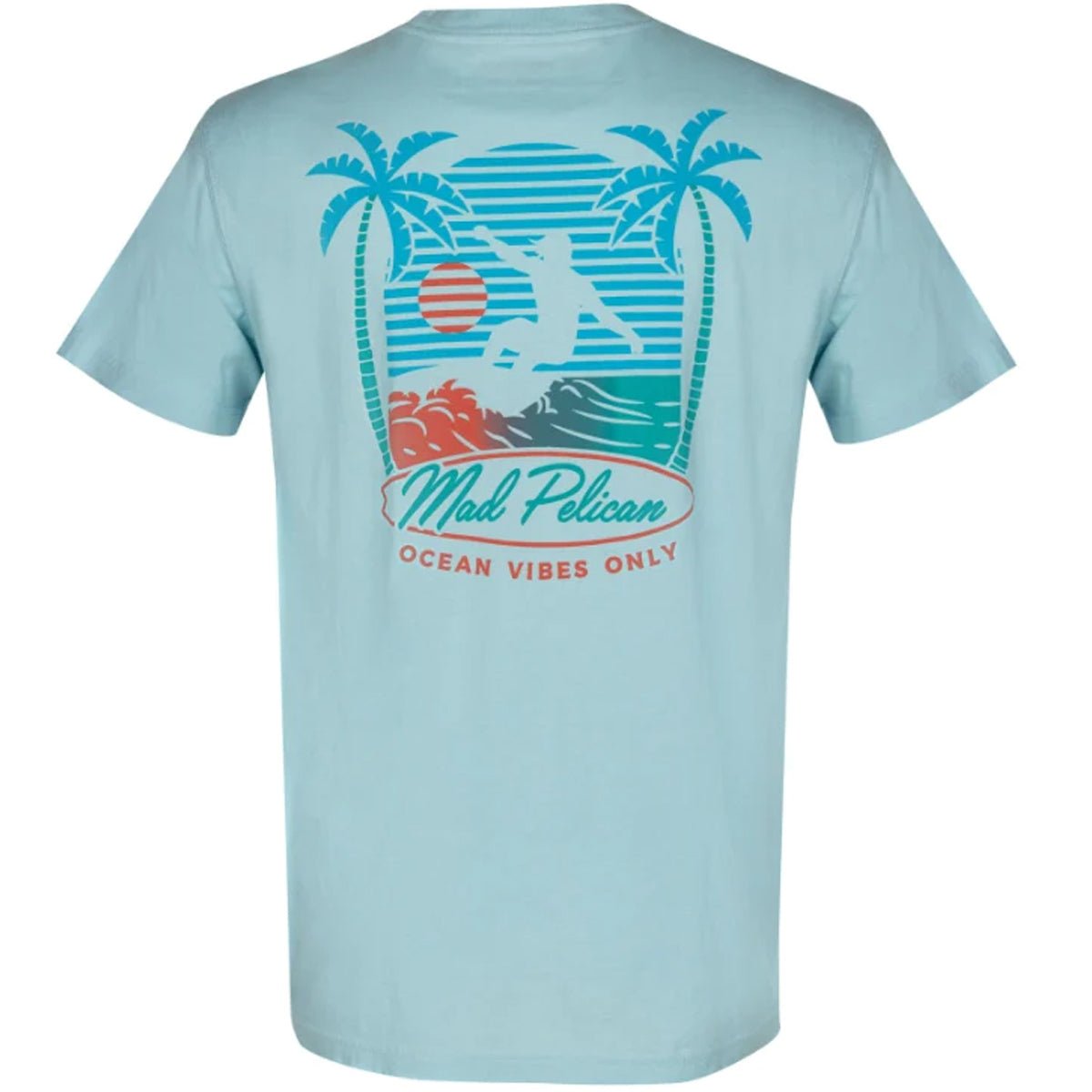 Mad Pelican Ocean Vibes Surfer Perfection Graphic T-Shirt - Crystal Blue - Forza Sports
