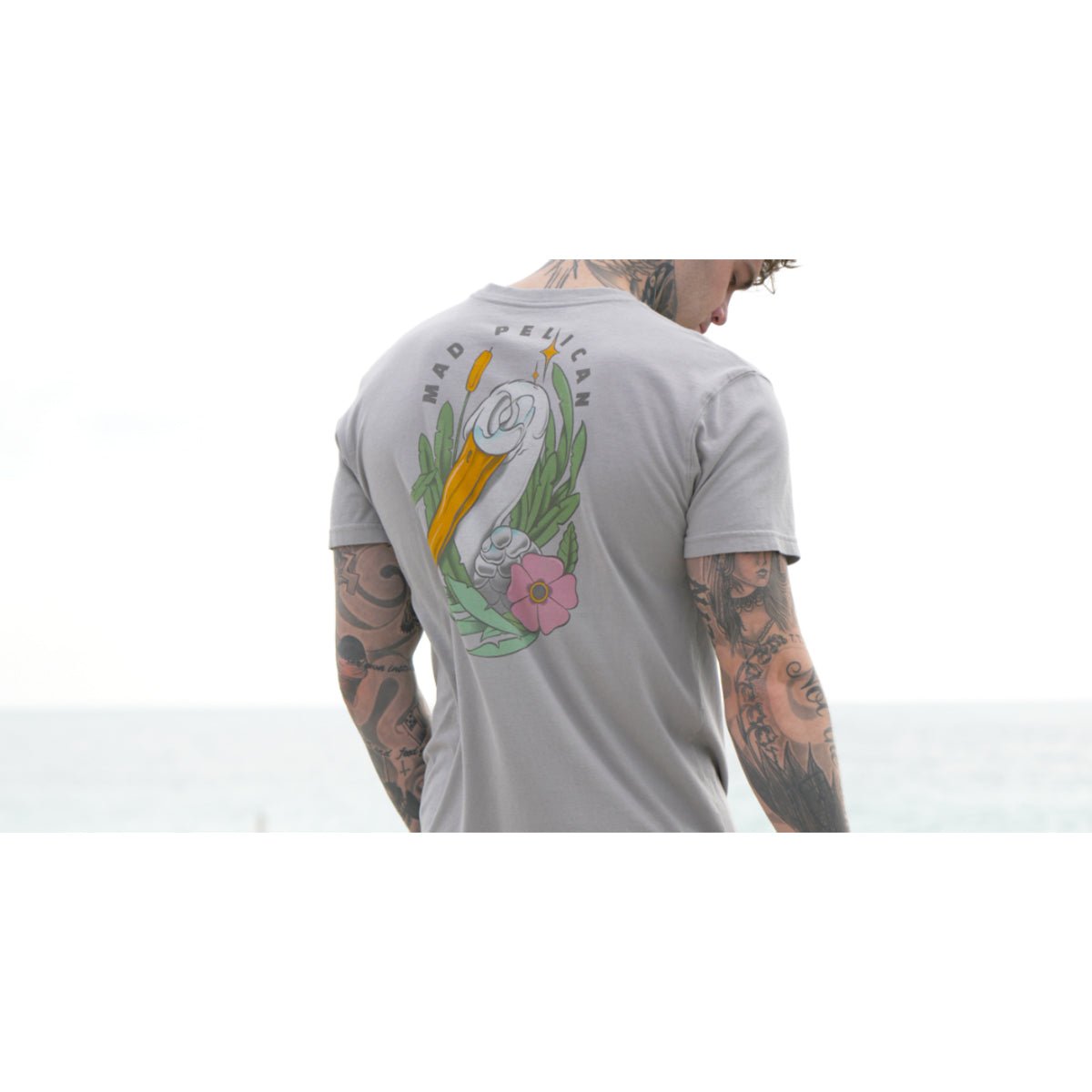 Mad Pelican Pelican Profile Perfection Graphic T-Shirt - Alloy - Forza Sports