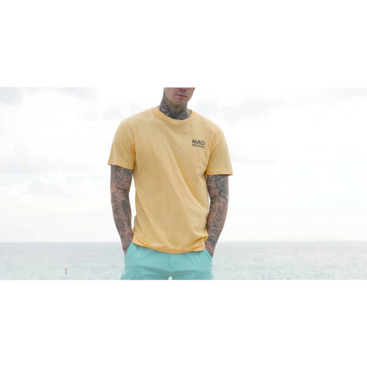 Mad Pelican Tropic Skull Perfection Graphic T-Shirt - Sunburst - Forza Sports