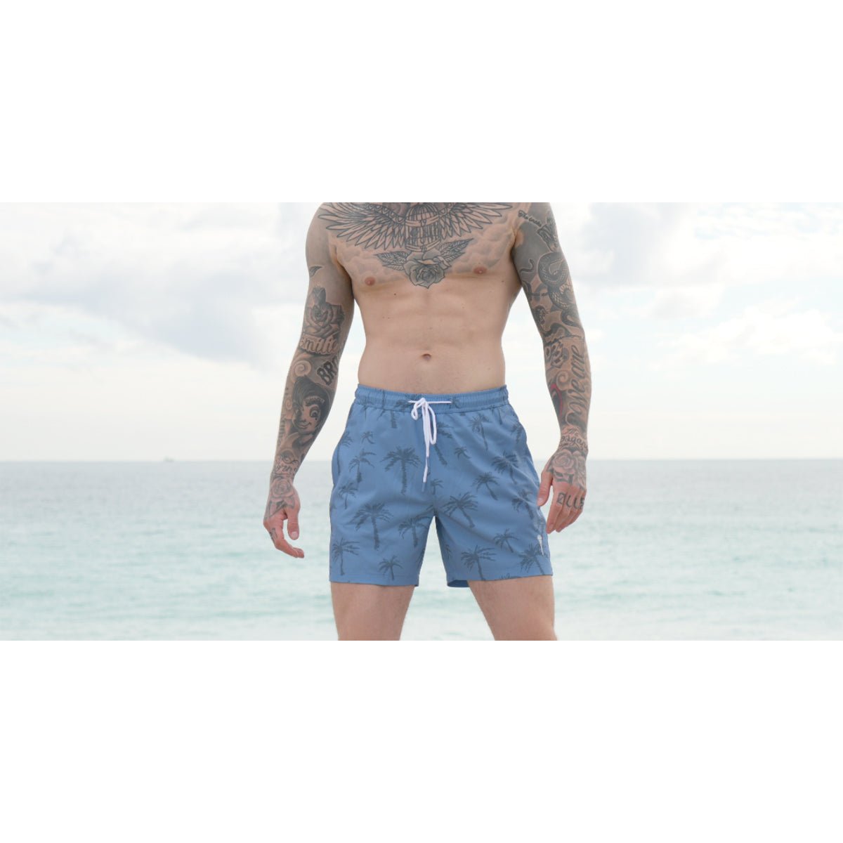 Mad Pelican Scratchy Palms Jeremiah's Trunk Shorts - Allure - Forza Sports