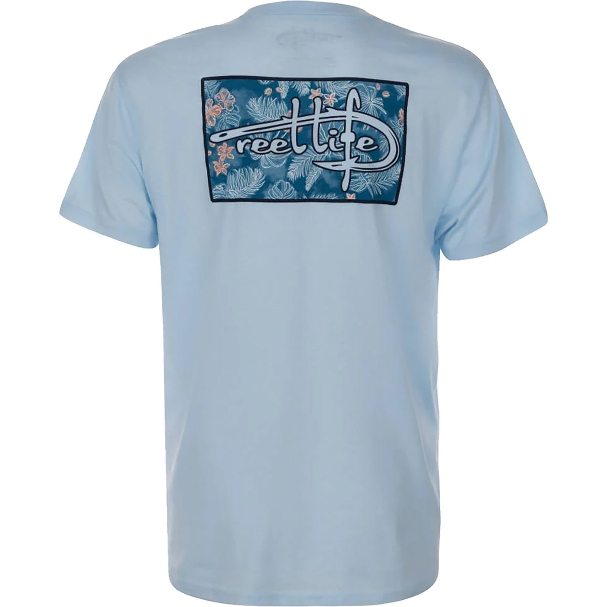 Reel Life Neptune Ocean Washed Dark Tropics Block T-Shirt - Omphalodes - Forza Sports