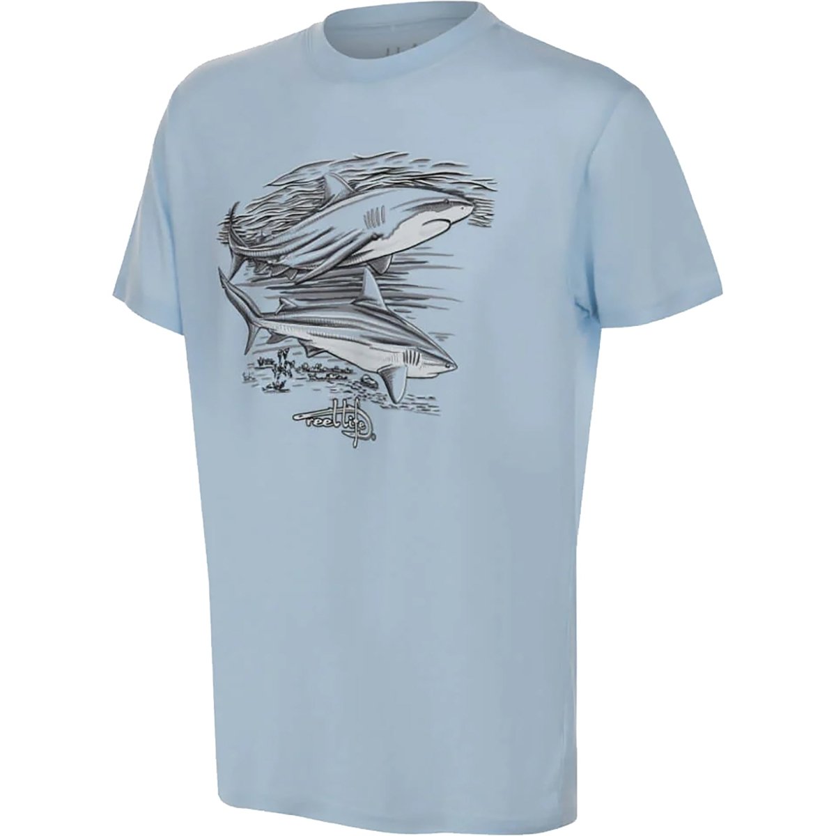 Reel Life Neptune Ocean Washed Bullsharks T-Shirt - Omphalodes - Forza Sports