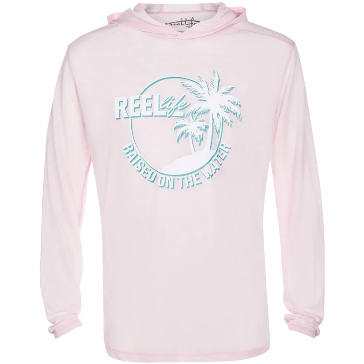 Reel Life Circle Palm Ocean Washed Captiva Pullover Hoodie - Winsome Orchard - Forza Sports