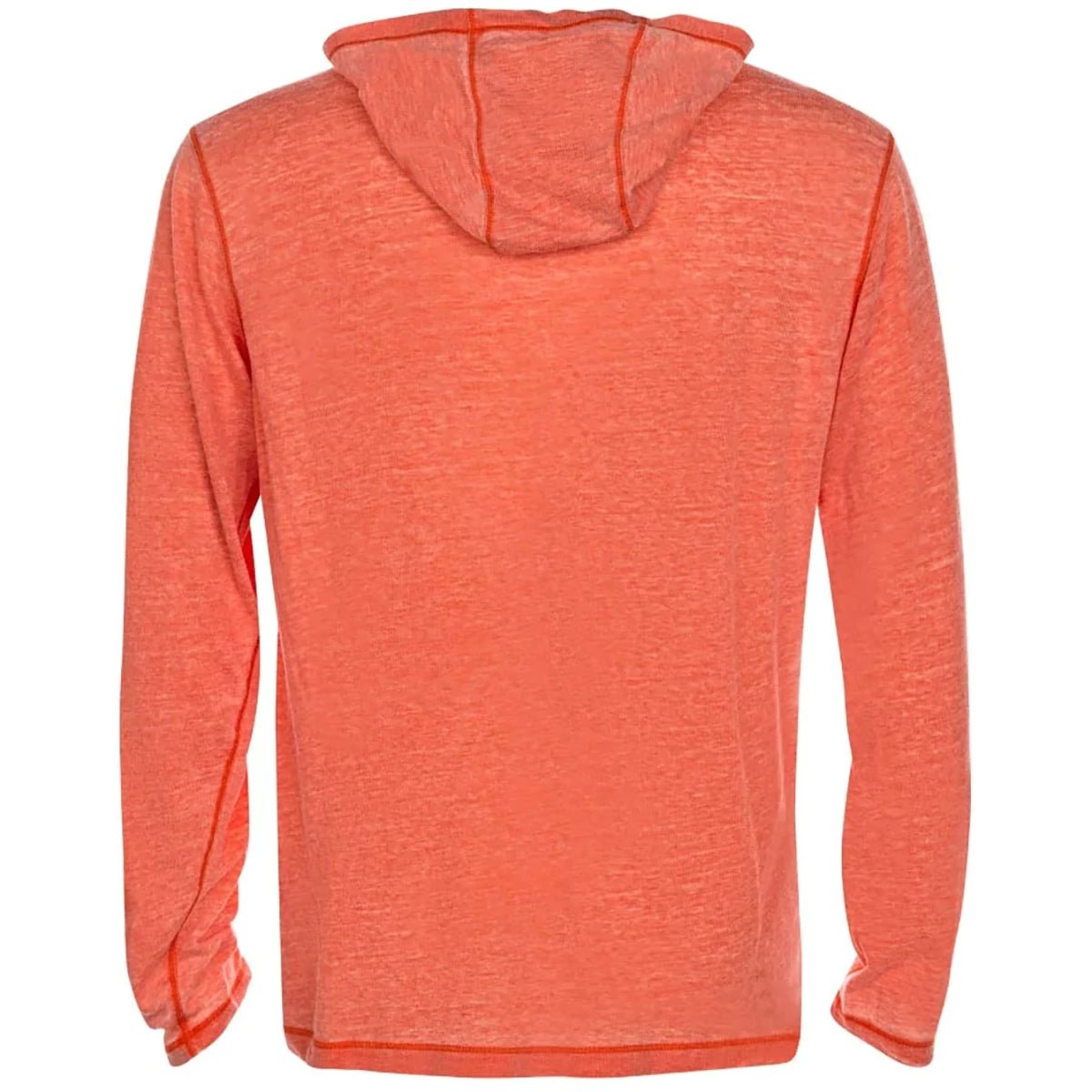 Reel Life Circle Palm Ocean Washed Captiva Pullover Hoodie - Spicy Orange - Forza Sports