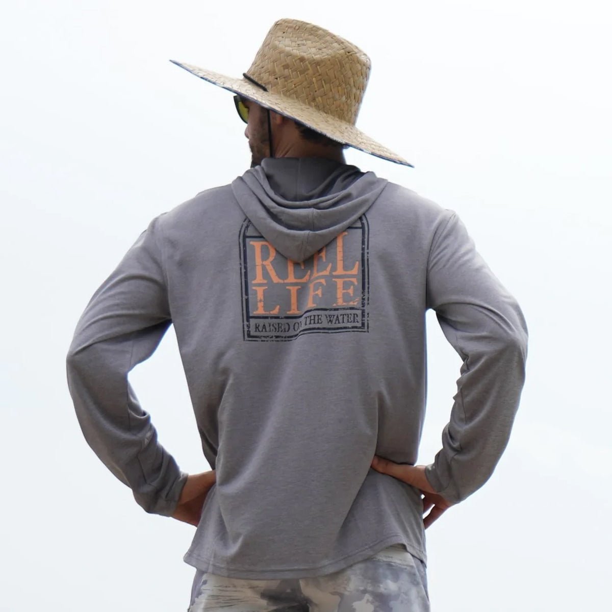 Reel Life Destin Heathered Pullover Hoodie - Forza Sports