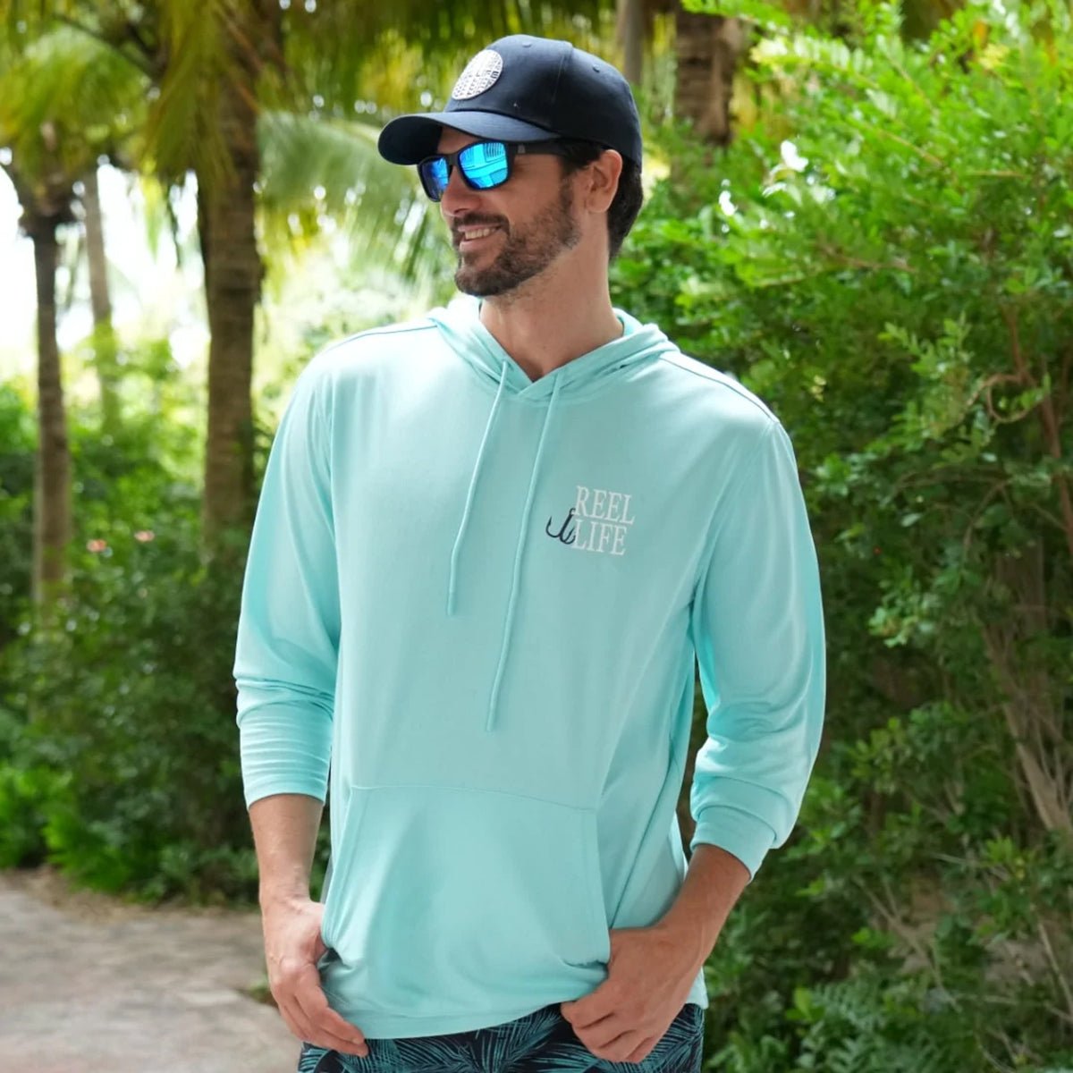 Reel Life Destin Heathered Pullover Hoodie - Forza Sports