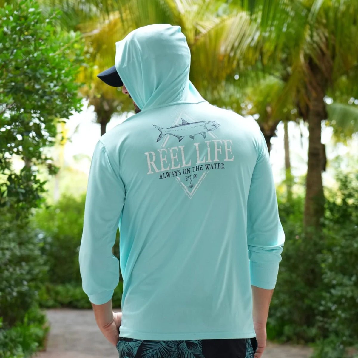 Reel Life Destin Heathered Pullover Hoodie - Forza Sports