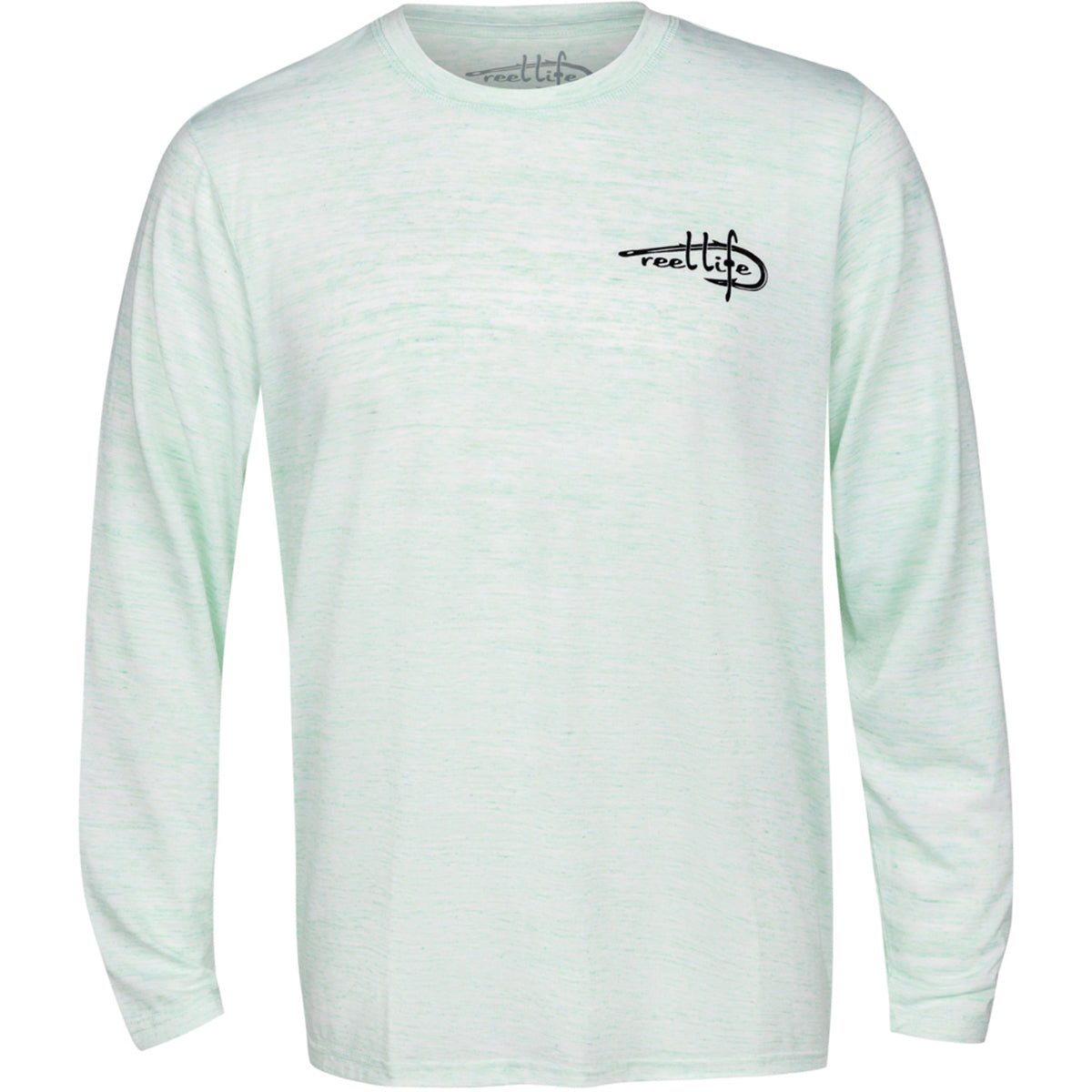 Reel Life Coastal Performance Reel Flats Fishing Long Sleeve T-Shirt - Misty Jade - Forza Sports