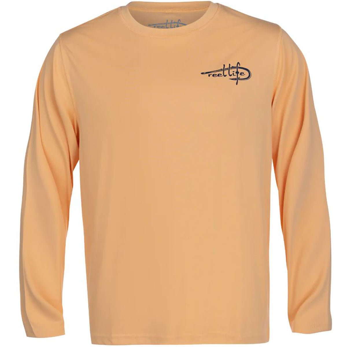 Reel Life Basic Wave UV Long Sleeve Performance T-Shirt - Apricot Wash - Forza Sports