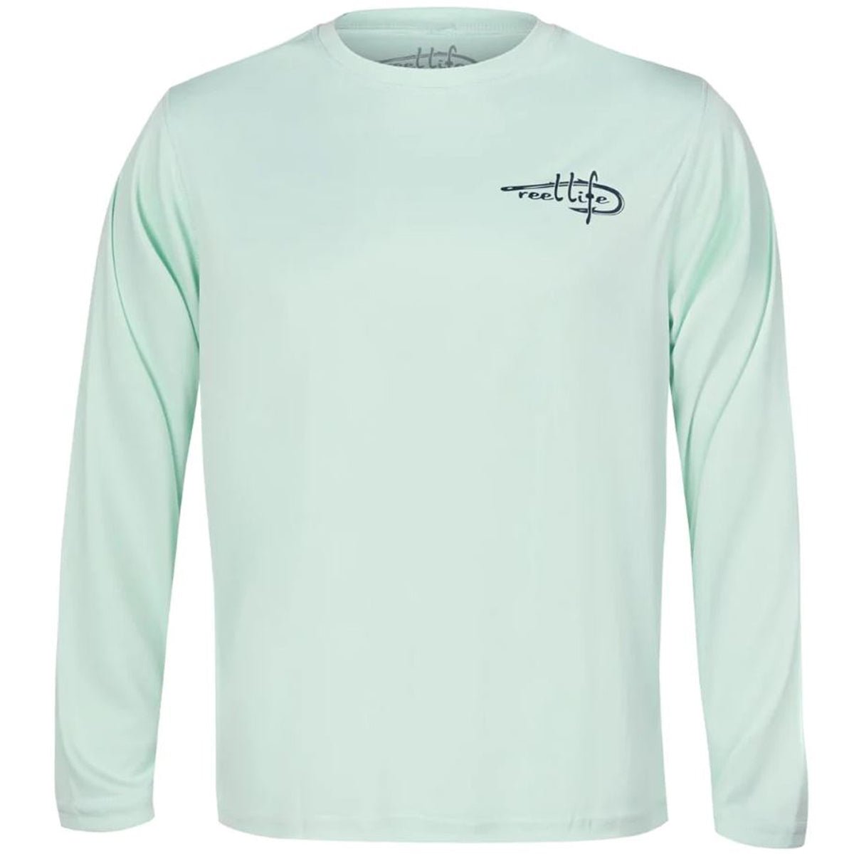 Reel Life Color Splash Sail UV Long Sleeve Performance T-Shirt - Misty Jade - Forza Sports
