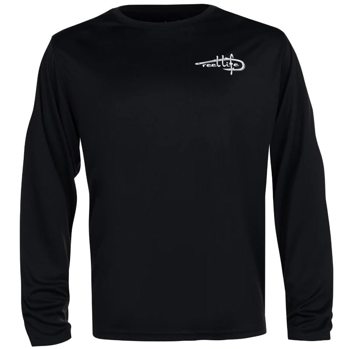Reel Life Shark Attack UV Long Sleeve Performance T-Shirt - Anthracite - Forza Sports