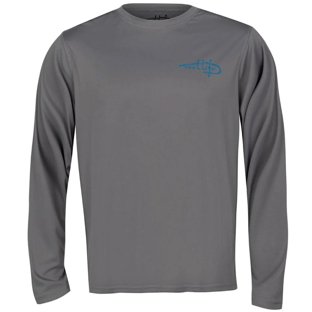 Reel Life Troll Skull UV Long Sleeve Performance T-Shirt - Silver Filigree - Forza Sports