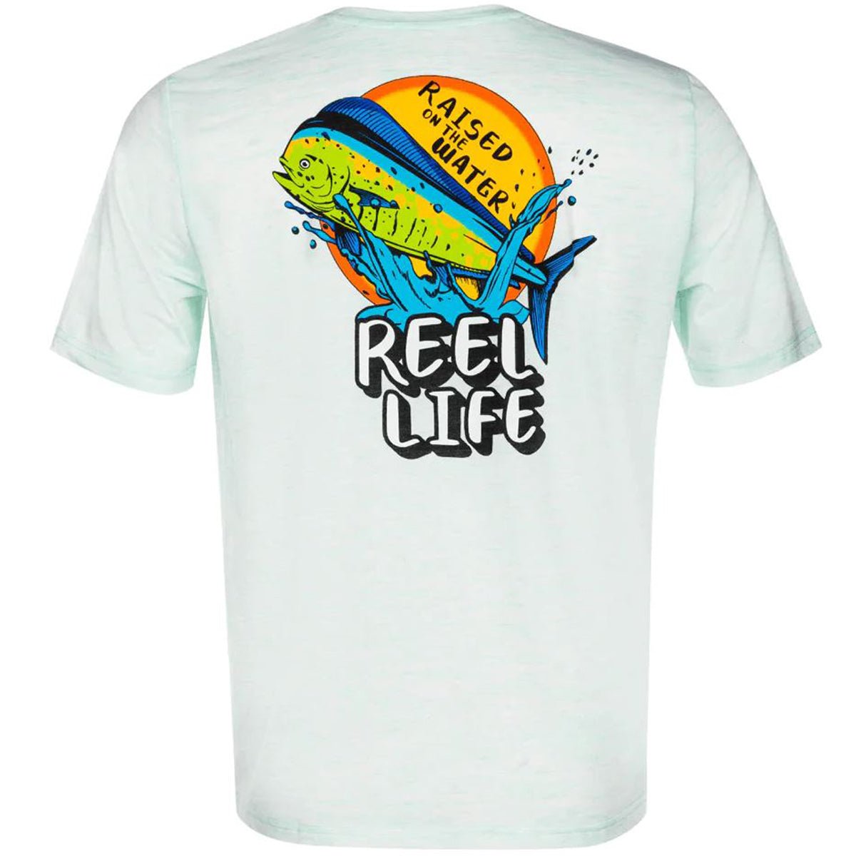 Reel Life Mahi Toons Coastal Performance T-Shirt - Misty Jade - Forza Sports