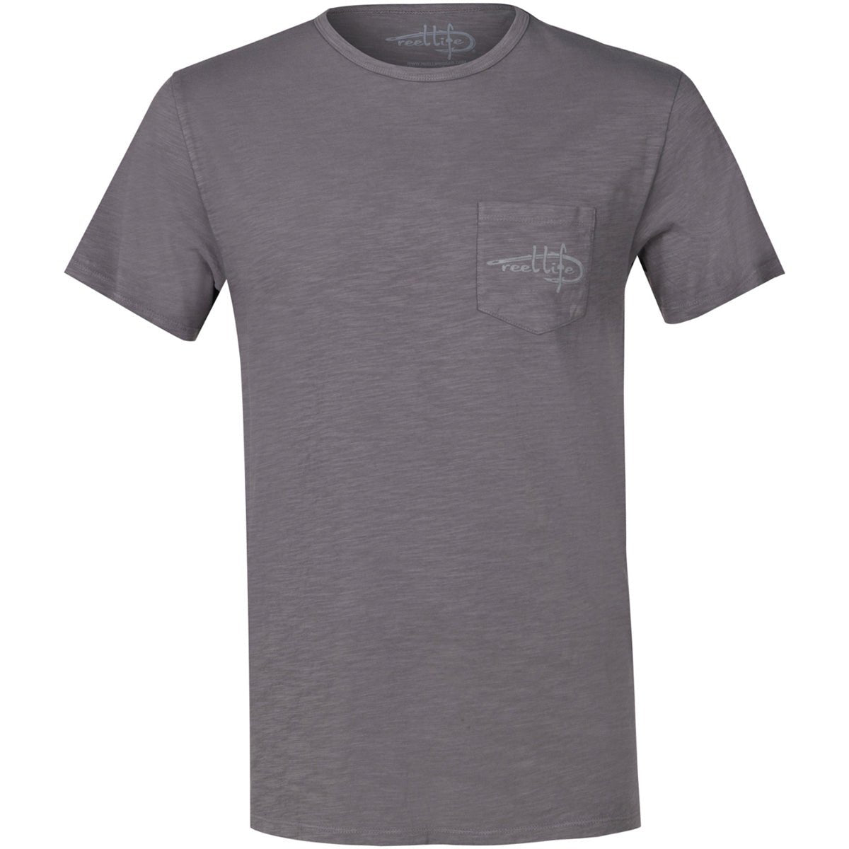 Reel Life Stinson Slub Pocket Adventure Wave T-Shirt - Silver Filigree - Forza Sports