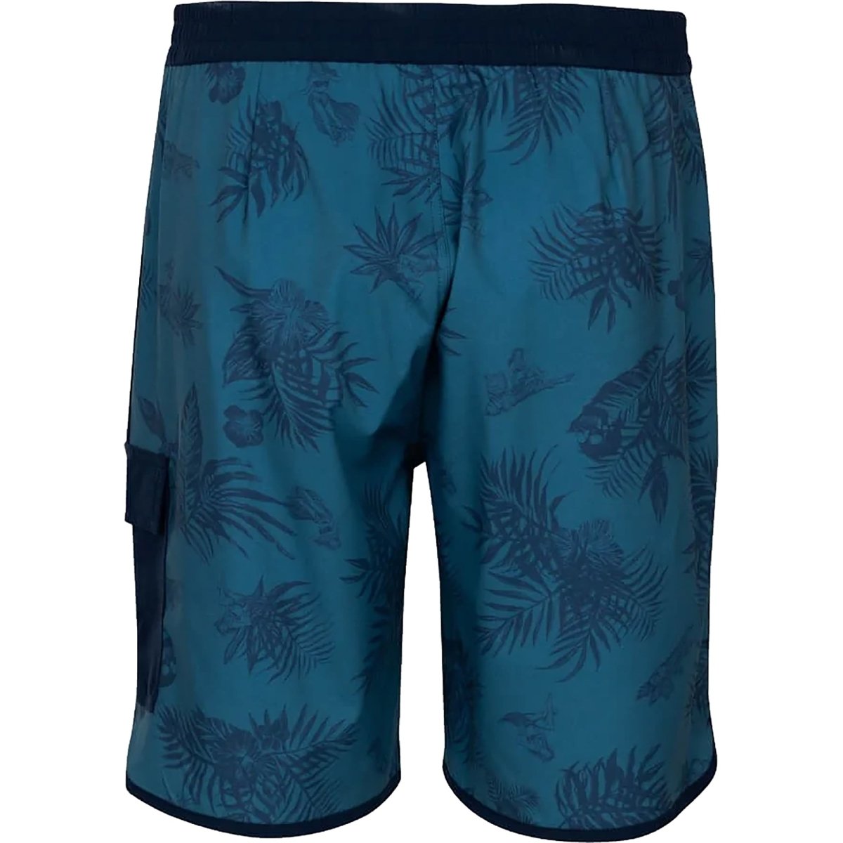 Reel Life Bal Harbor Tonal Hula Boardwalk Shorts - Real Teal - Forza Sports
