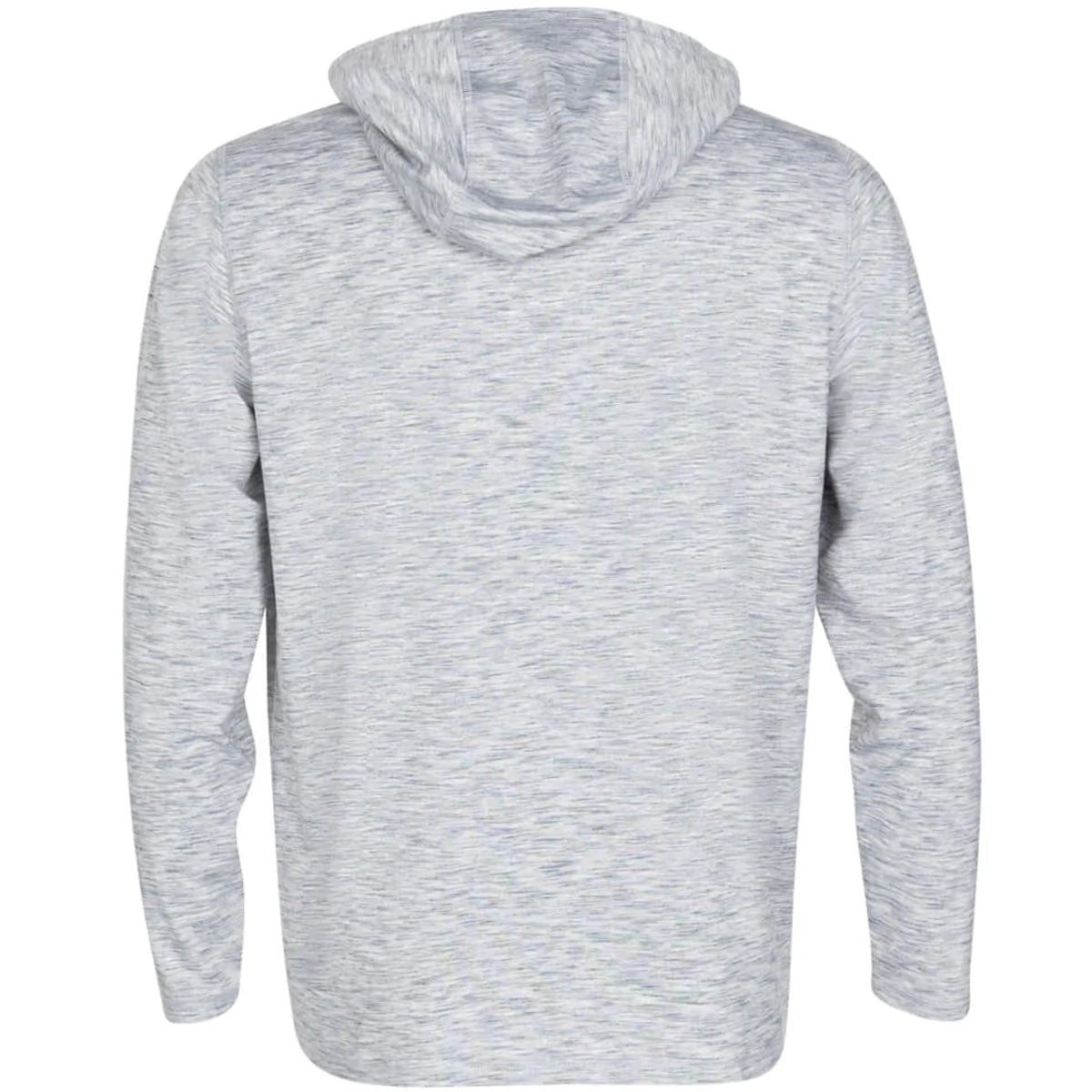 Fintech FPF Badge Coastal Performance UV Pullover Hoodie - Glacier Gray Heather - Forza Sports