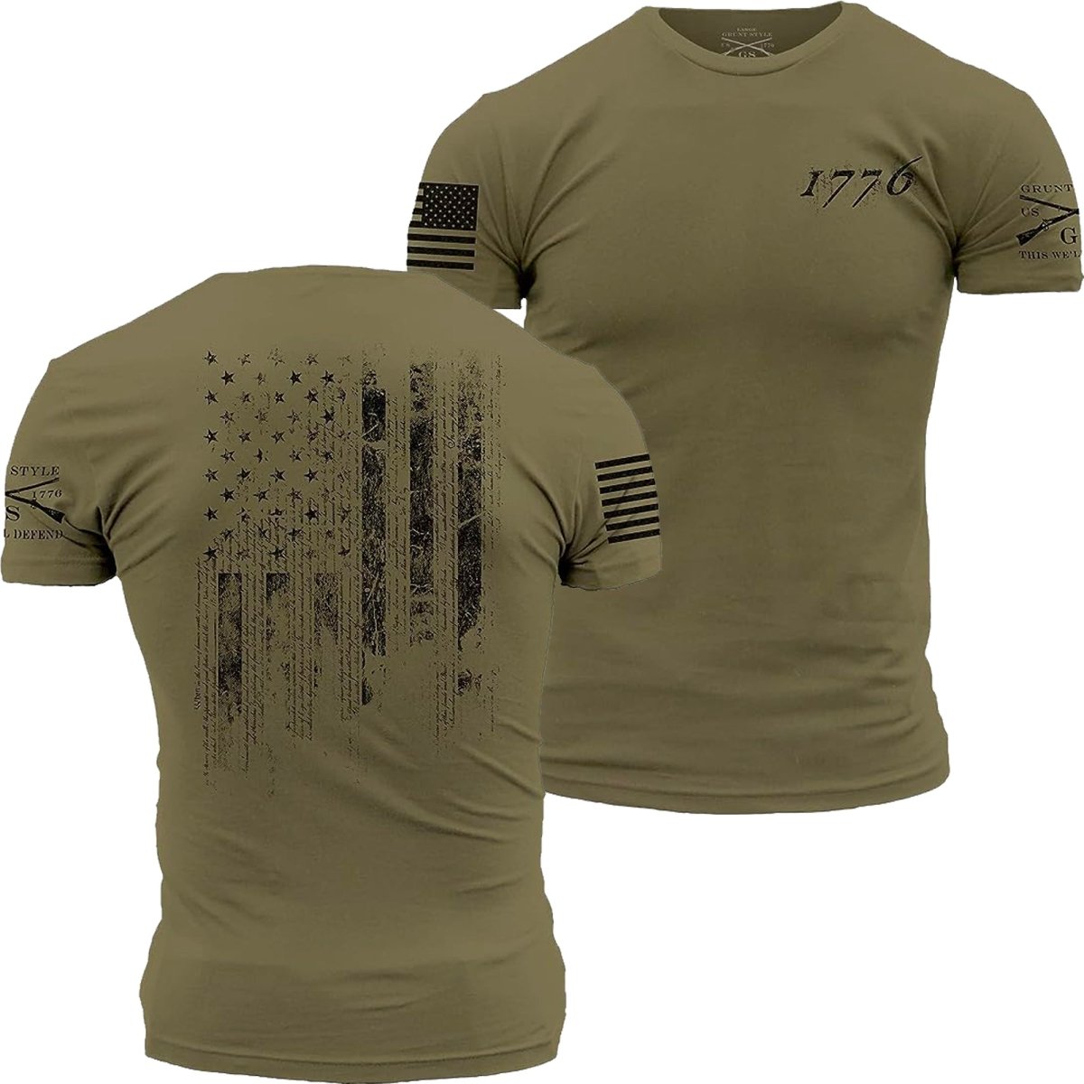 Grunt Style 1776 Flag T-Shirt - Forza Sports