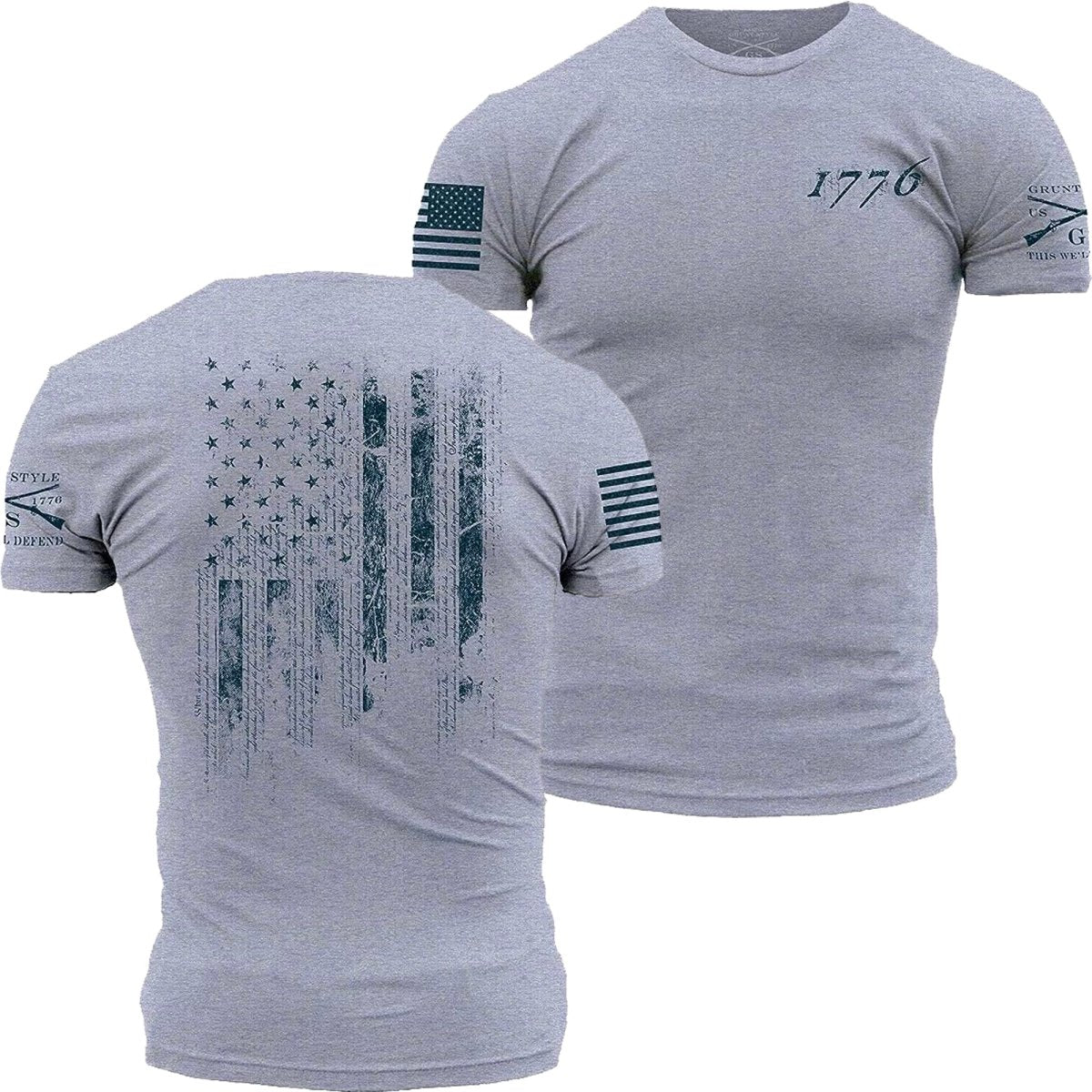 Grunt Style 1776 Flag T-Shirt - Forza Sports