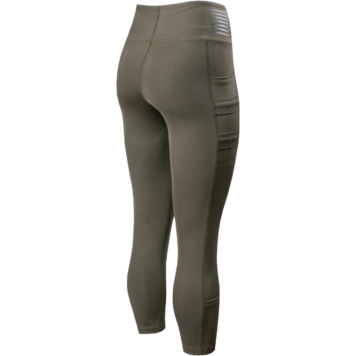 Grunt Style Women's 7/8 Cropped Fitness Leggings - Military Green - Forza Sports