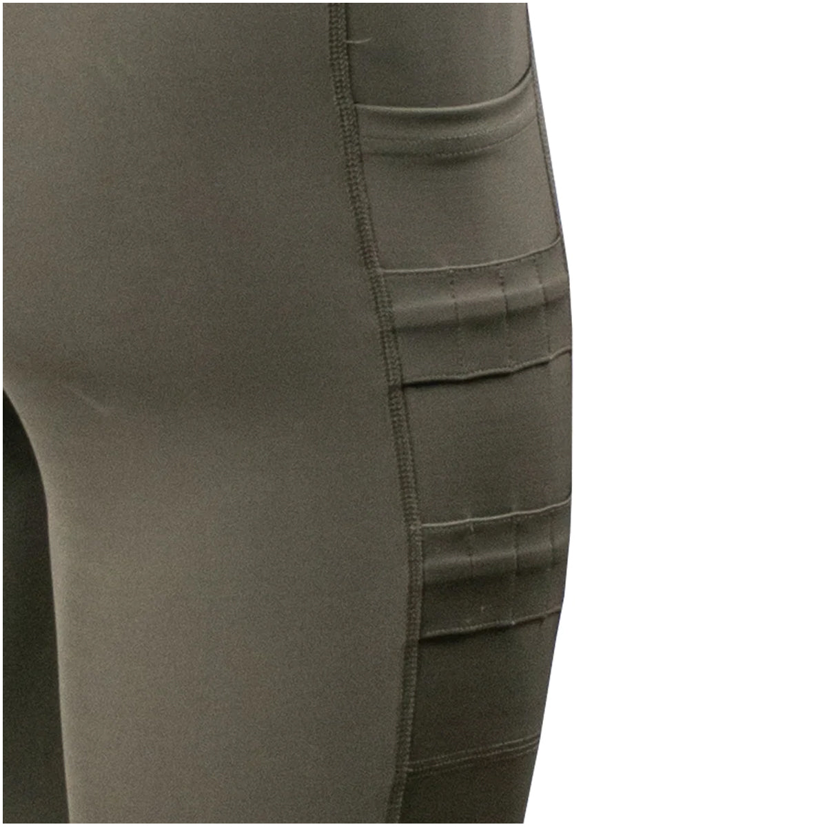 Grunt Style Women's 7/8 Cropped Fitness Leggings - Military Green - Forza Sports