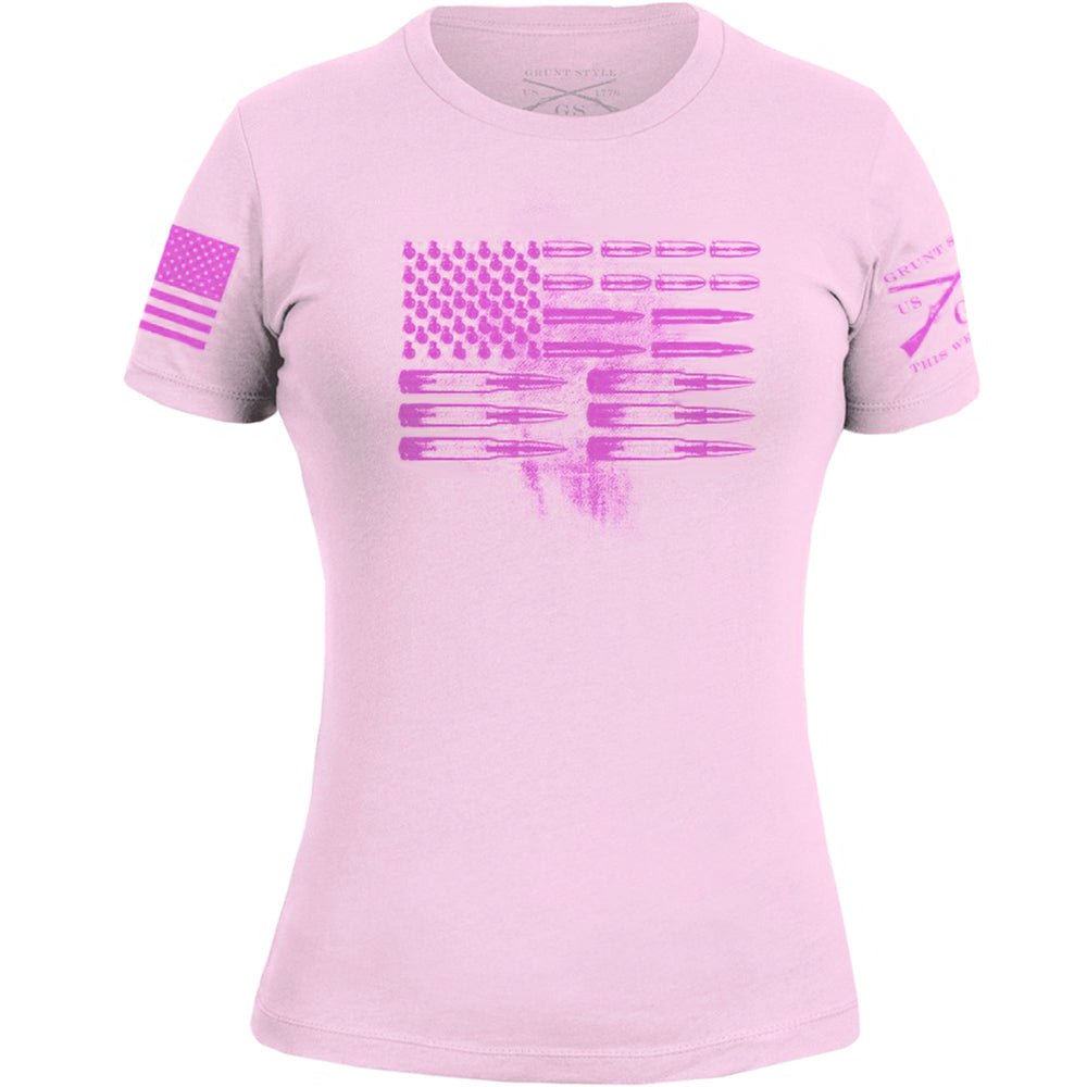 Grunt Style Women's Ammo Flag Crewneck T-Shirt - Forza Sports