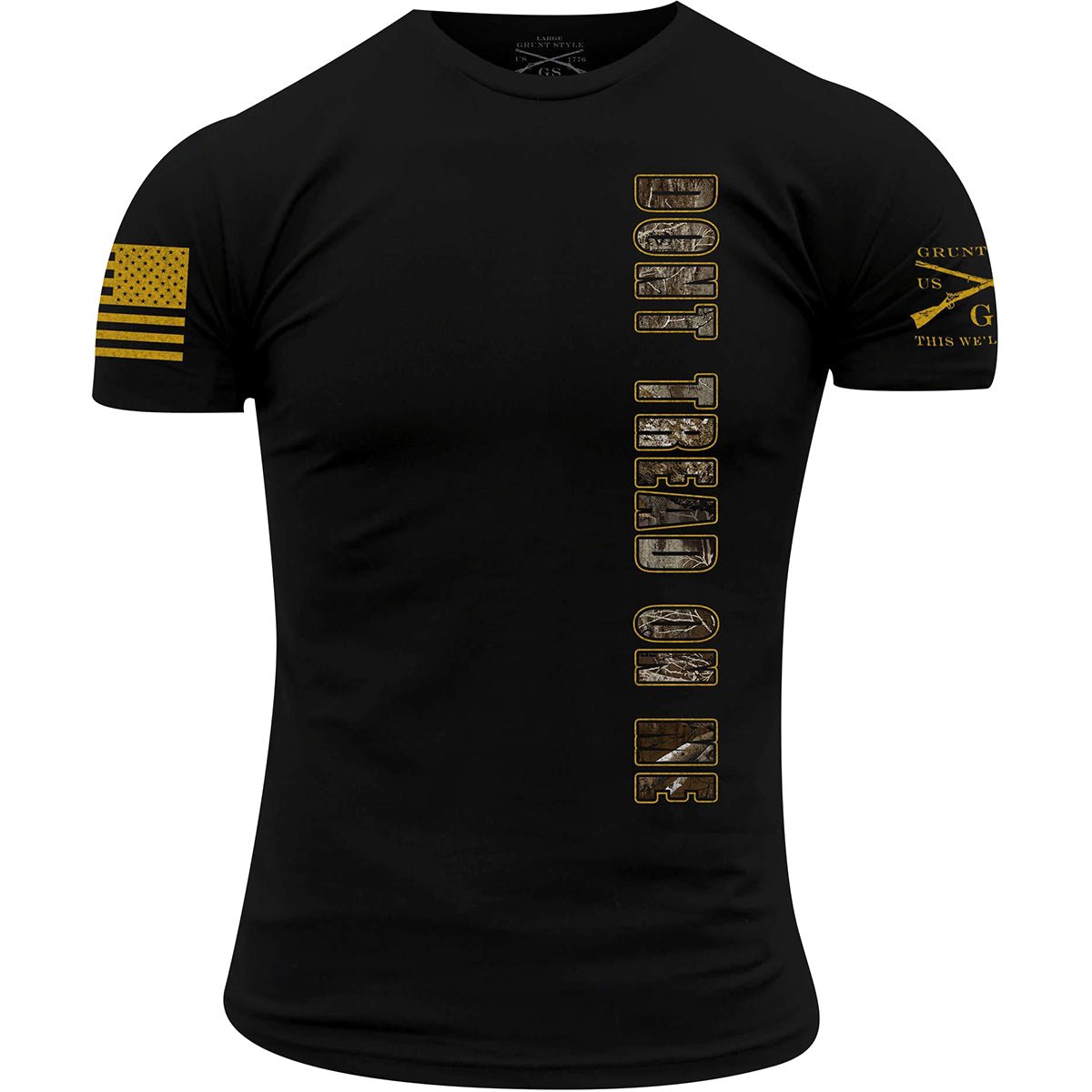 Grunt Style Realtree Edge - Don't Tread On Me T-Shirt - Black - Forza Sports