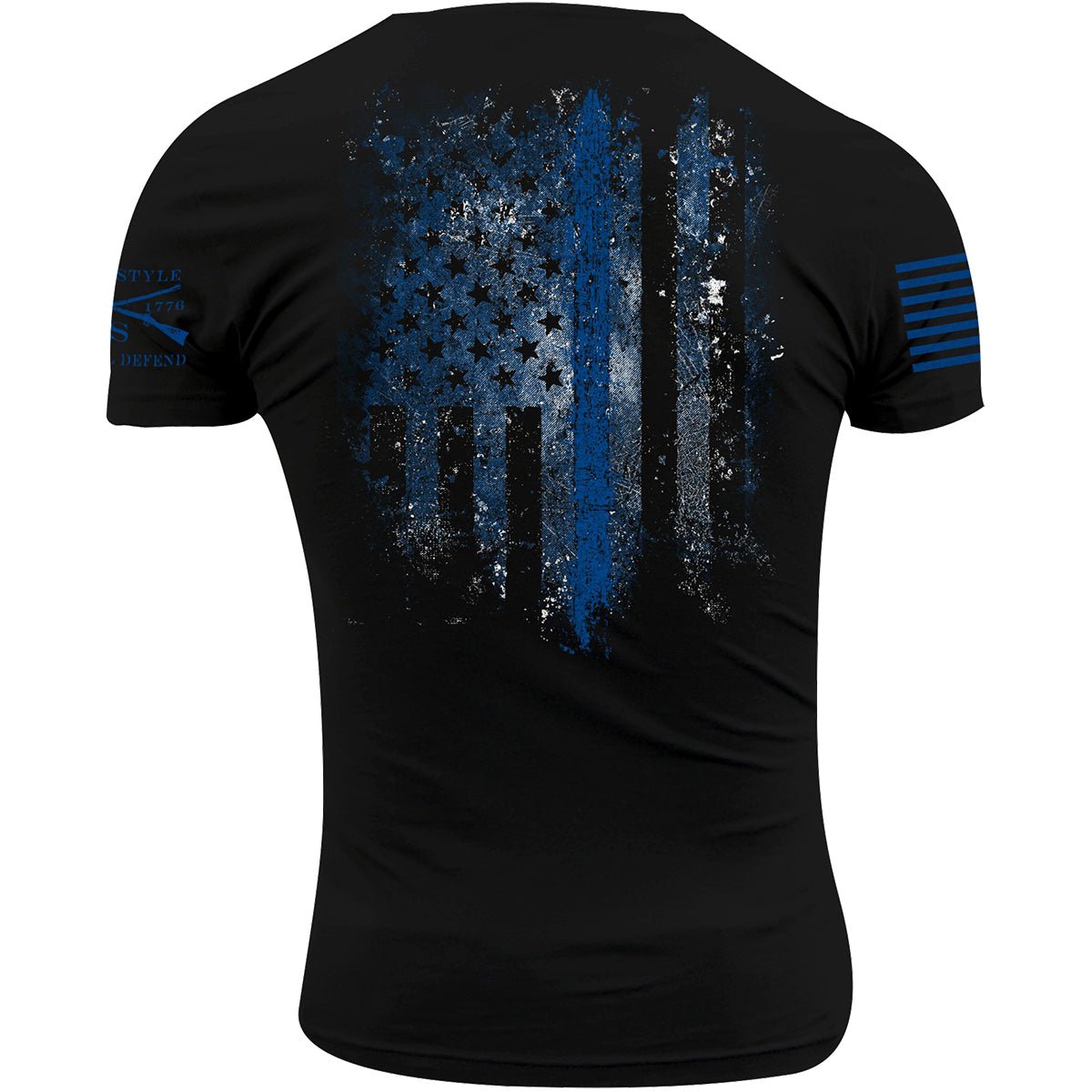 Grunt Style Blue Shield T-Shirt - Black - Forza Sports