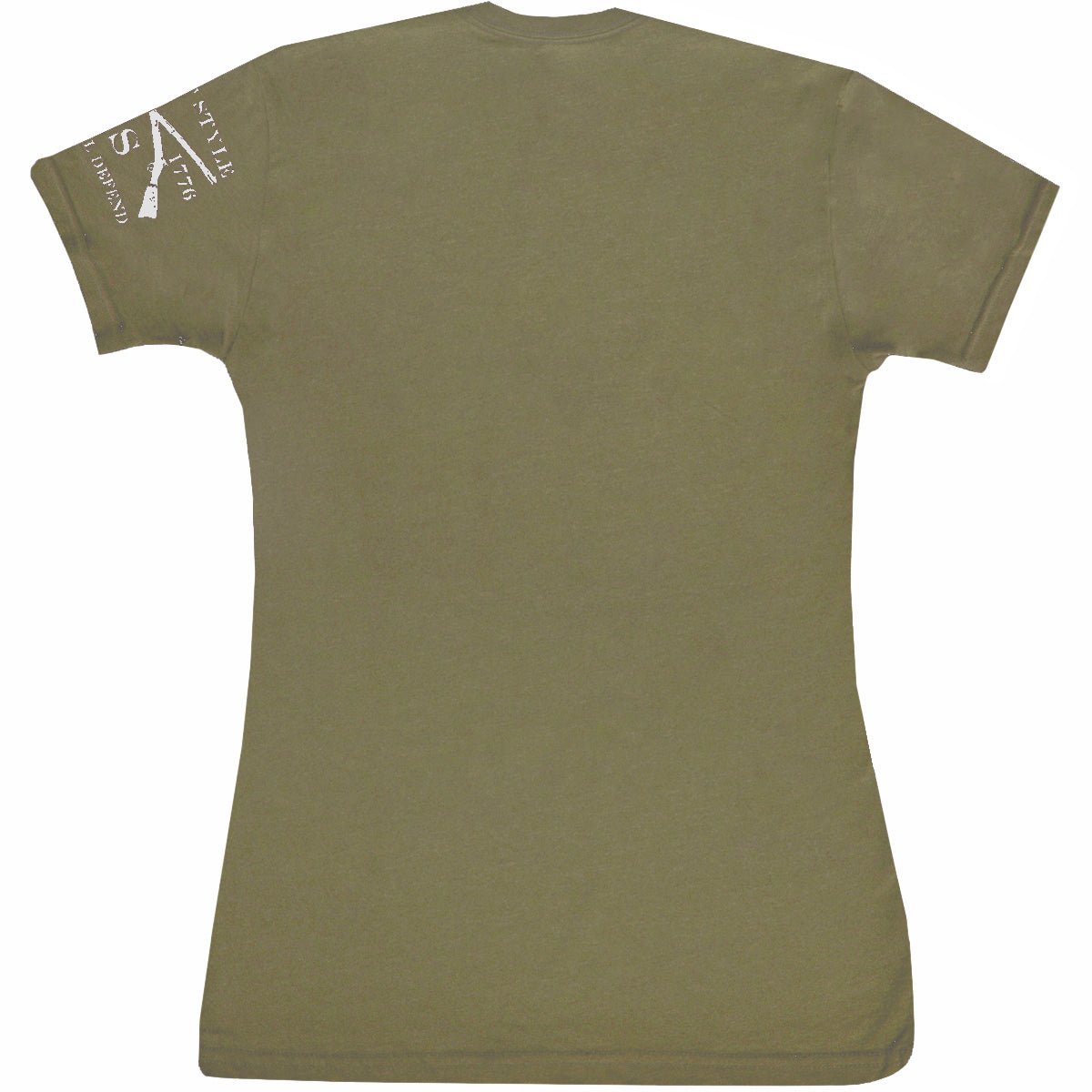 Grunt Style Full Color Flag Basic T-Shirt - Military Green - Forza Sports
