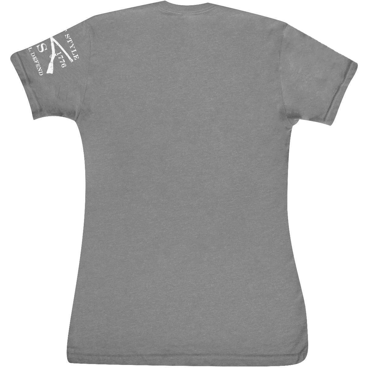 Grunt Style Full Color Flag Basic T-Shirt - Dark Heather Gray - Forza Sports