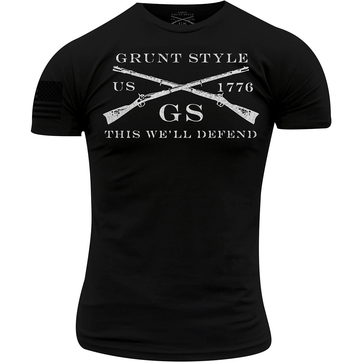 Grunt Style Logo Basic T-Shirt - Black - Forza Sports