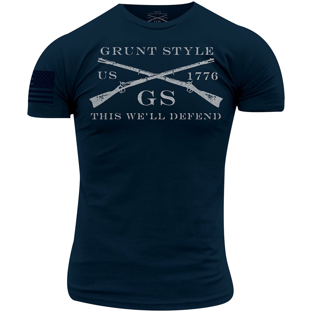 Grunt Style Logo Basic T-Shirt - Midnight Navy - Forza Sports