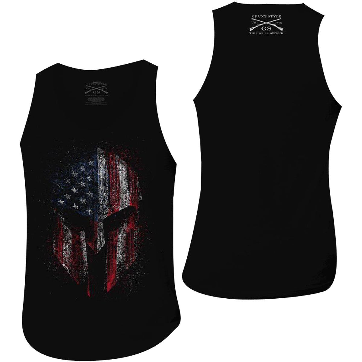 Grunt Style American Spartan Tank Top - Black - Forza Sports