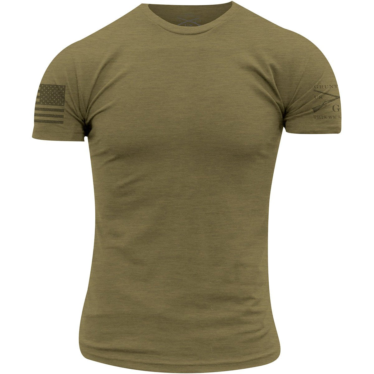 Grunt Style Ghost Basic T-Shirt - Military Green - Forza Sports