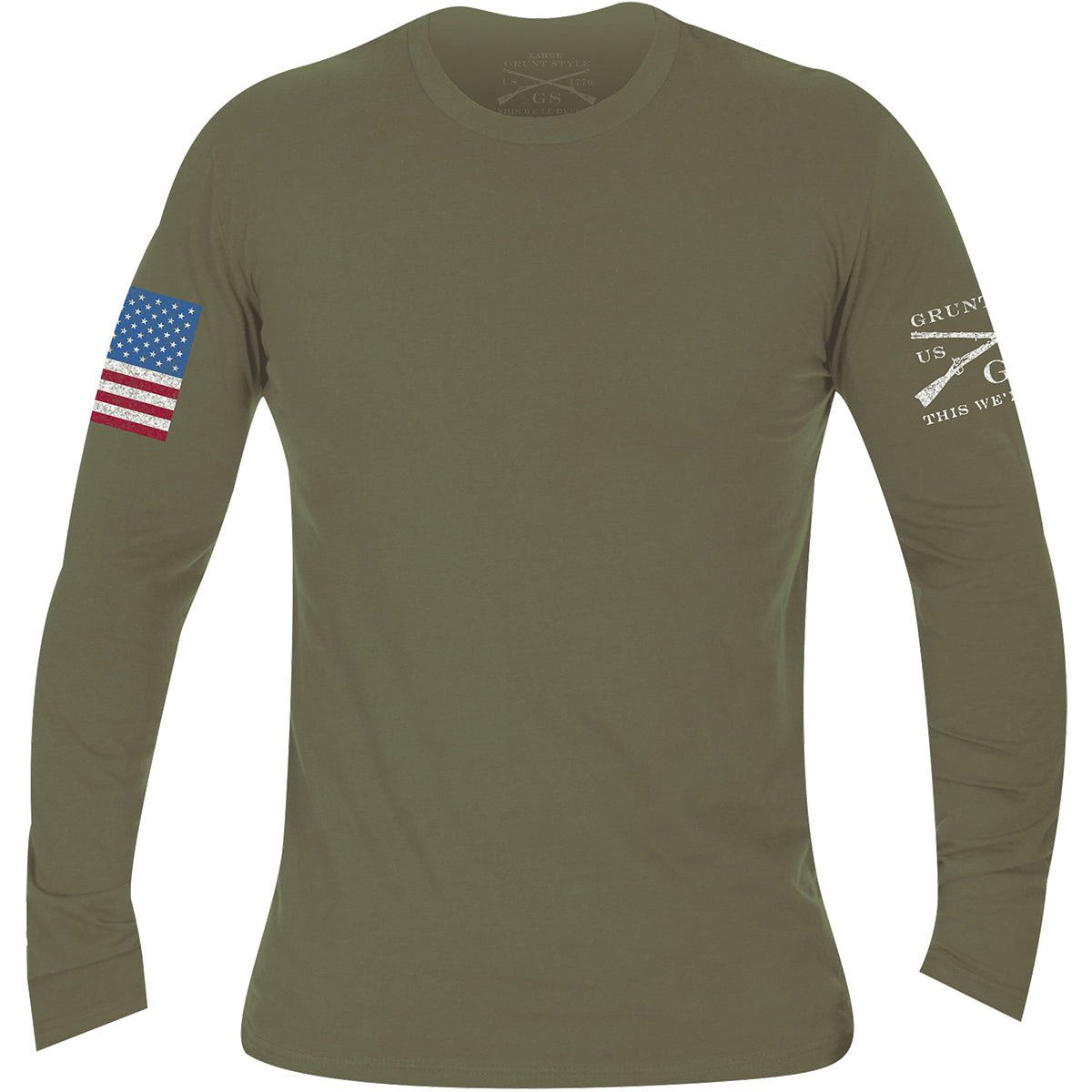 Grunt Style Full Color Flag Basic Long Sleeve T-Shirt - Forza Sports