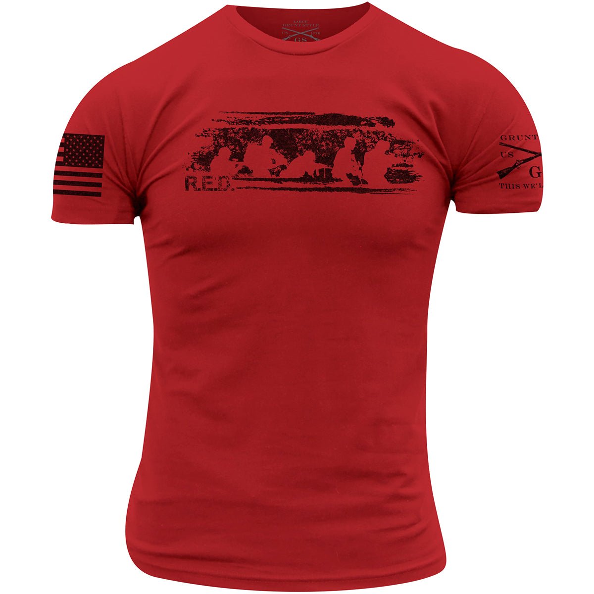 Grunt Style R.E.D. Friday T-Shirt - Red - Forza Sports