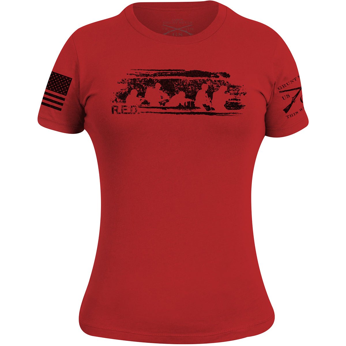 Grunt Style Women's R.E.D. Friday T-Shirt - Red - Forza Sports