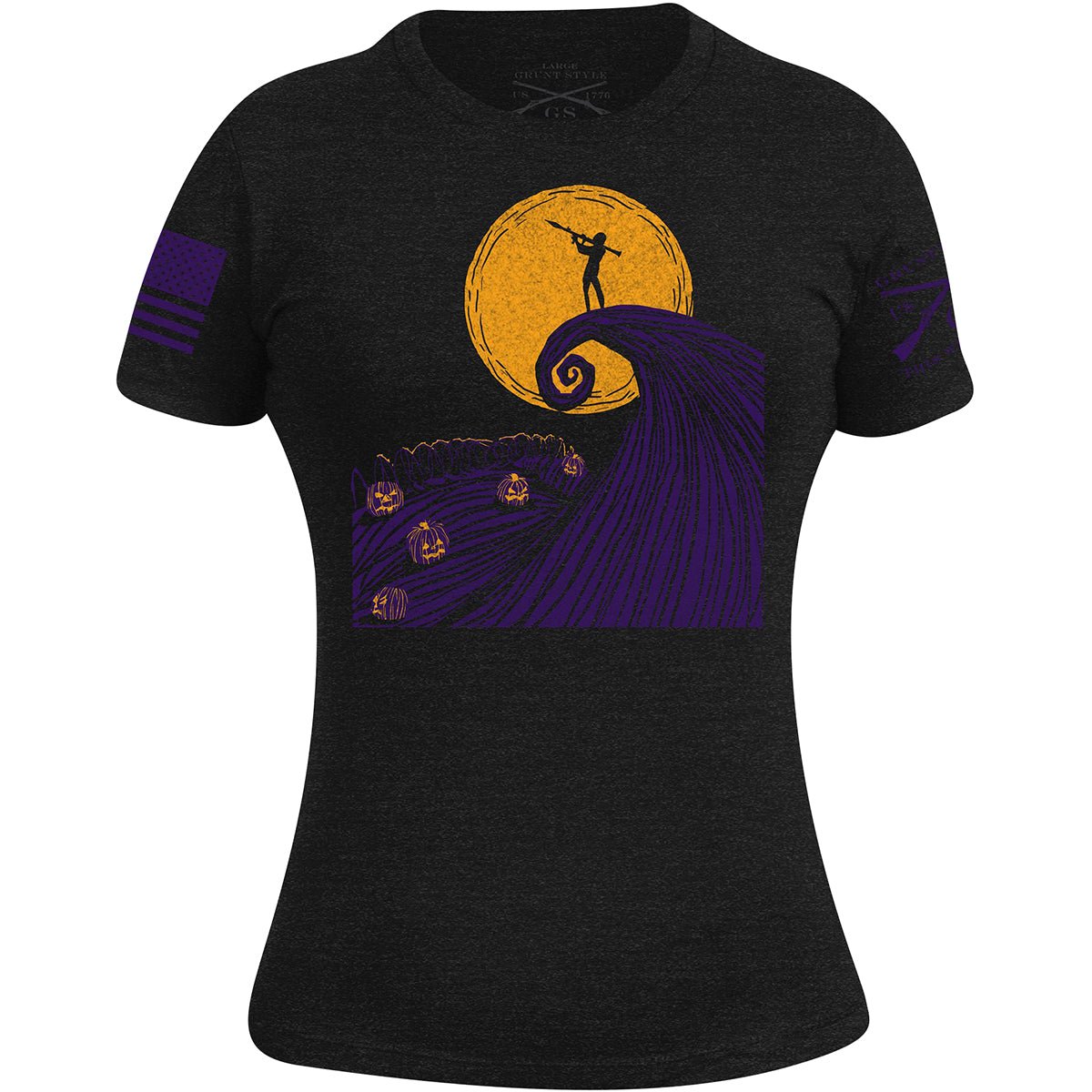 Grunt Style Women's Night Raid Before Christmas T-Shirt - Black - Forza Sports